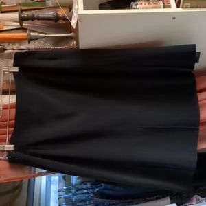 Kathleen Madden Pleated Black Skirt